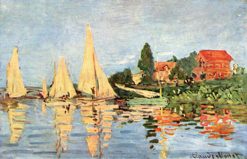 Claude Monet Regatta bei Argenteuil china oil painting image